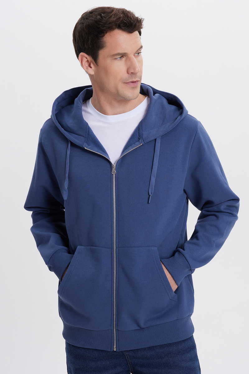 Plain Indigo Sweatshirt