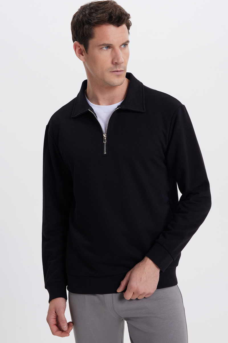 Plain Black Sweatshirt