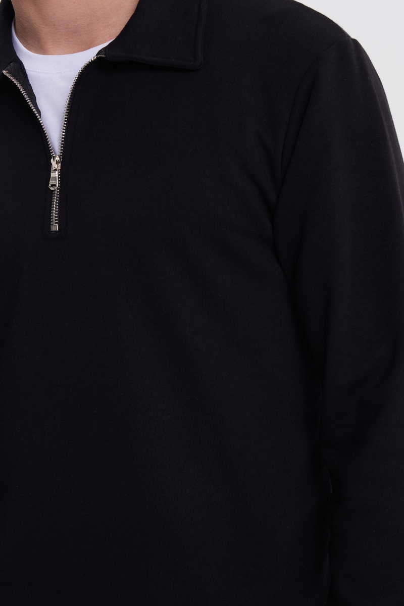 Plain Black Sweatshirt