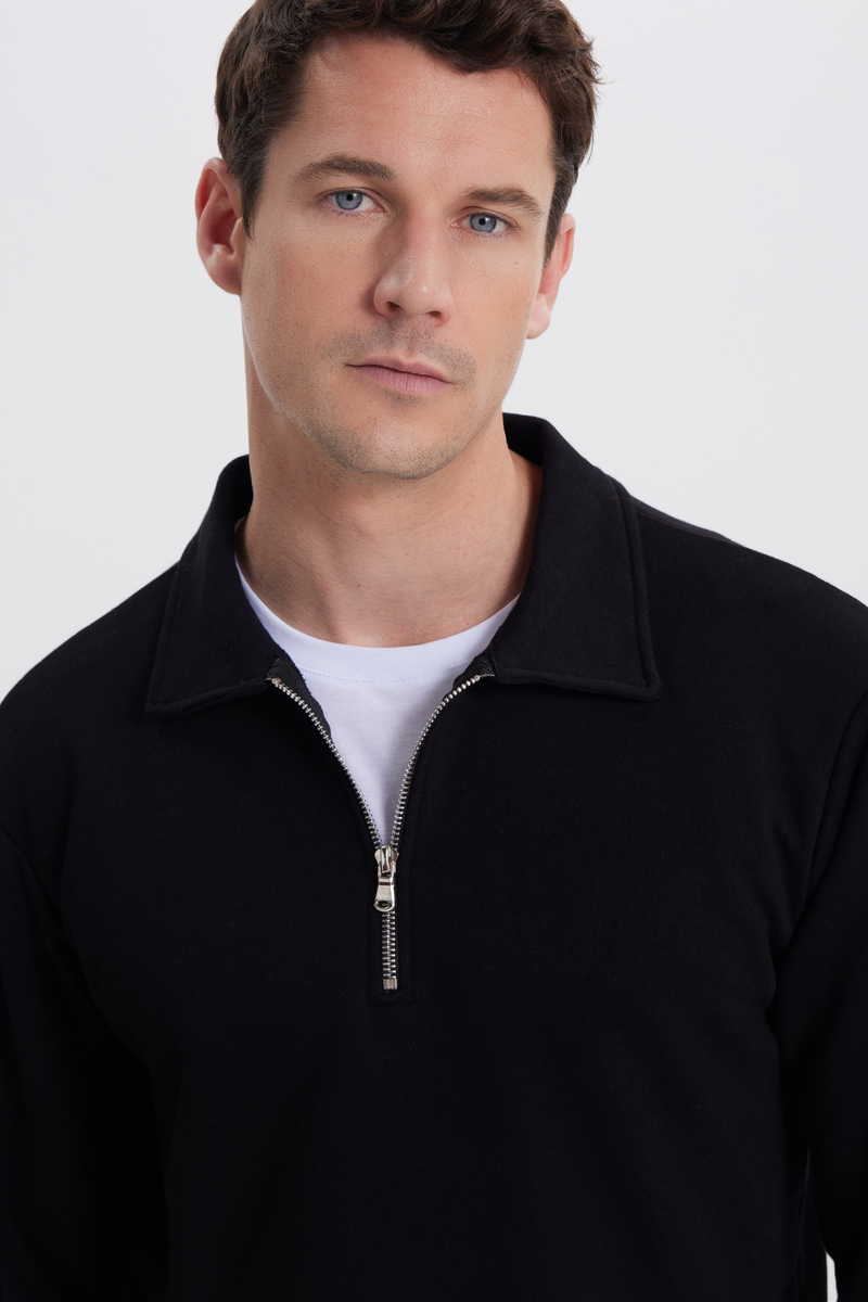 Plain Black Sweatshirt