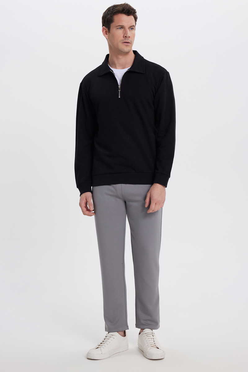 Plain Black Sweatshirt