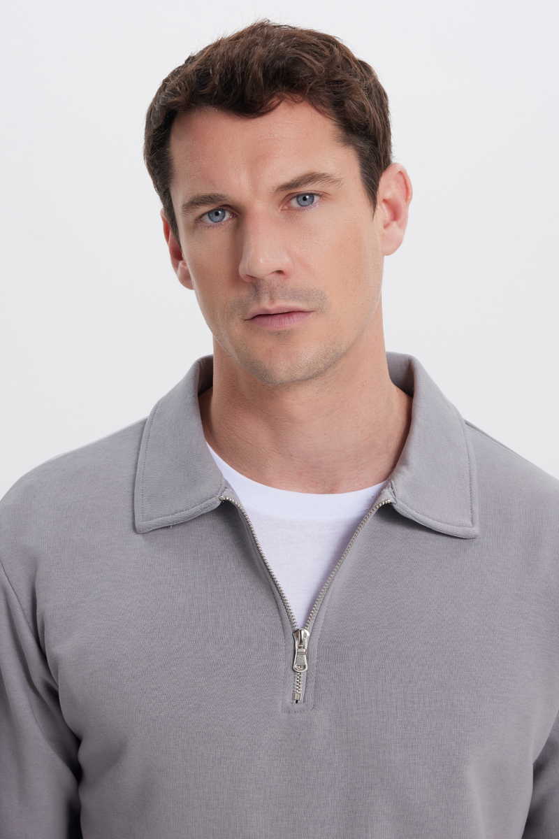 Plain Grey Sweatshirt