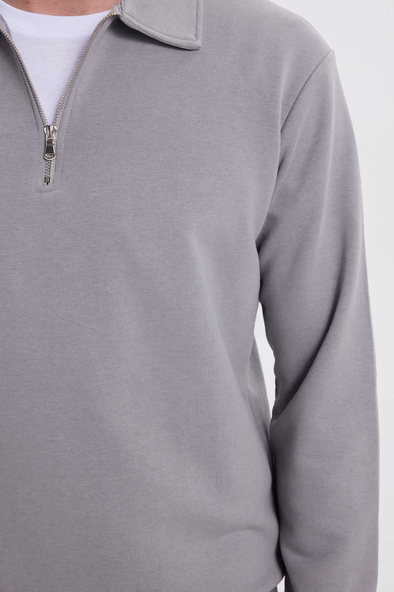 Plain Grey Sweatshirt