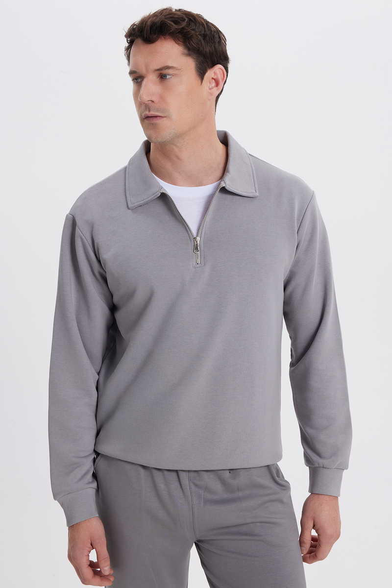 Plain Grey Sweatshirt