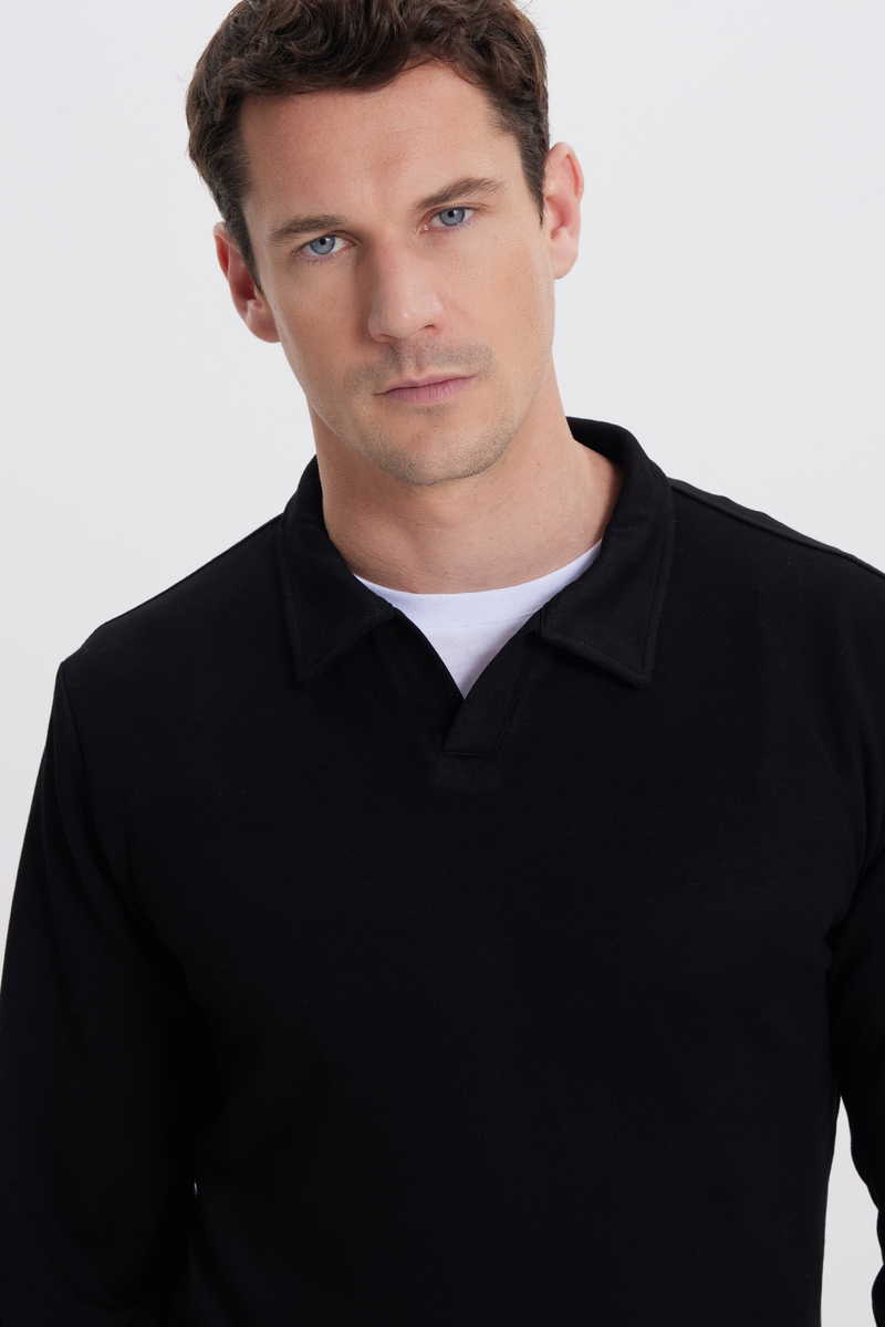 Plain Black Sweatshirt