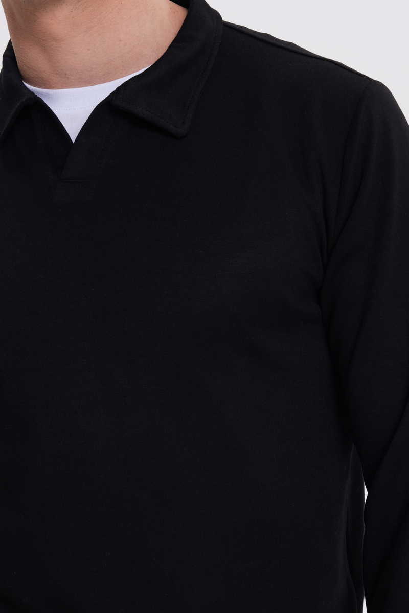 Plain Black Sweatshirt