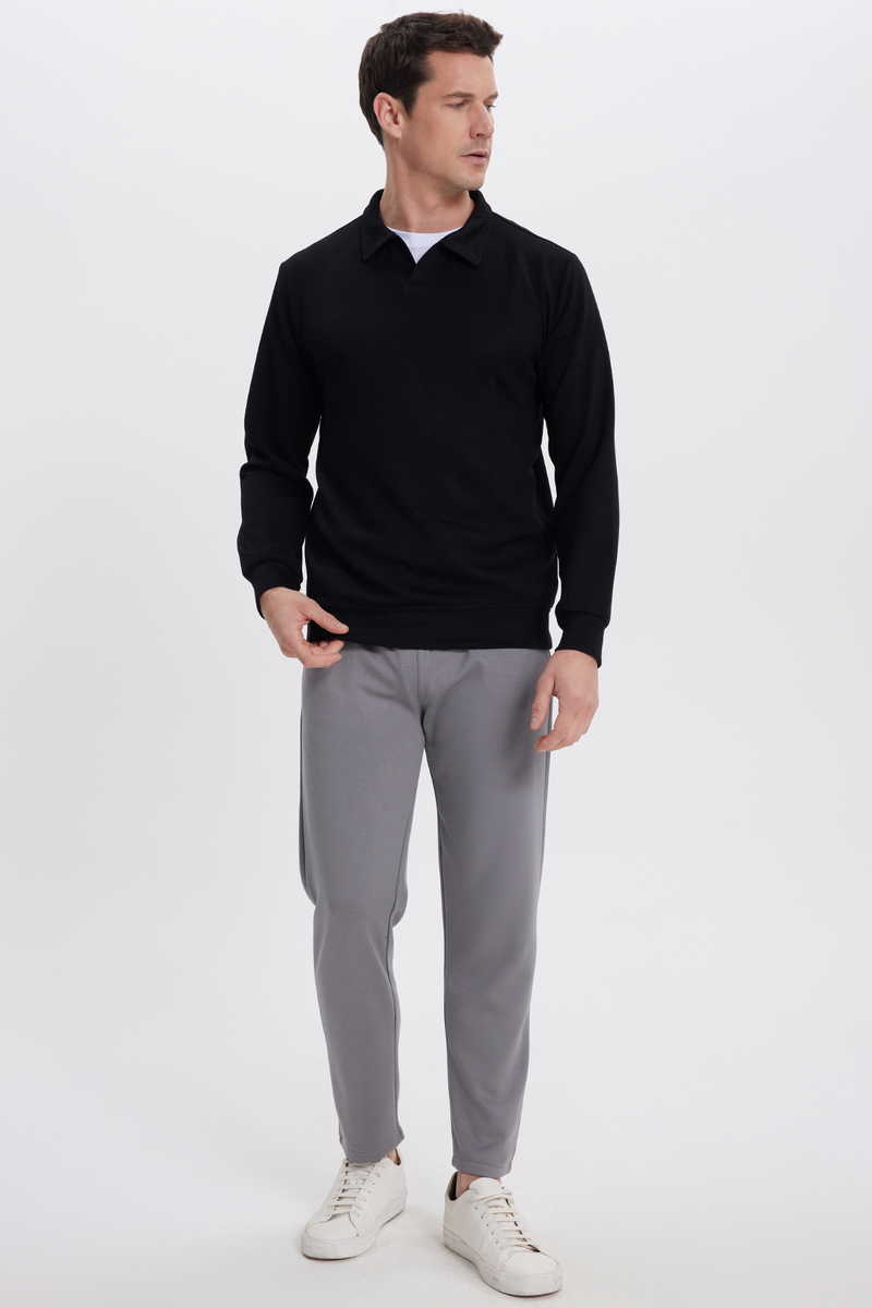 Plain Black Sweatshirt