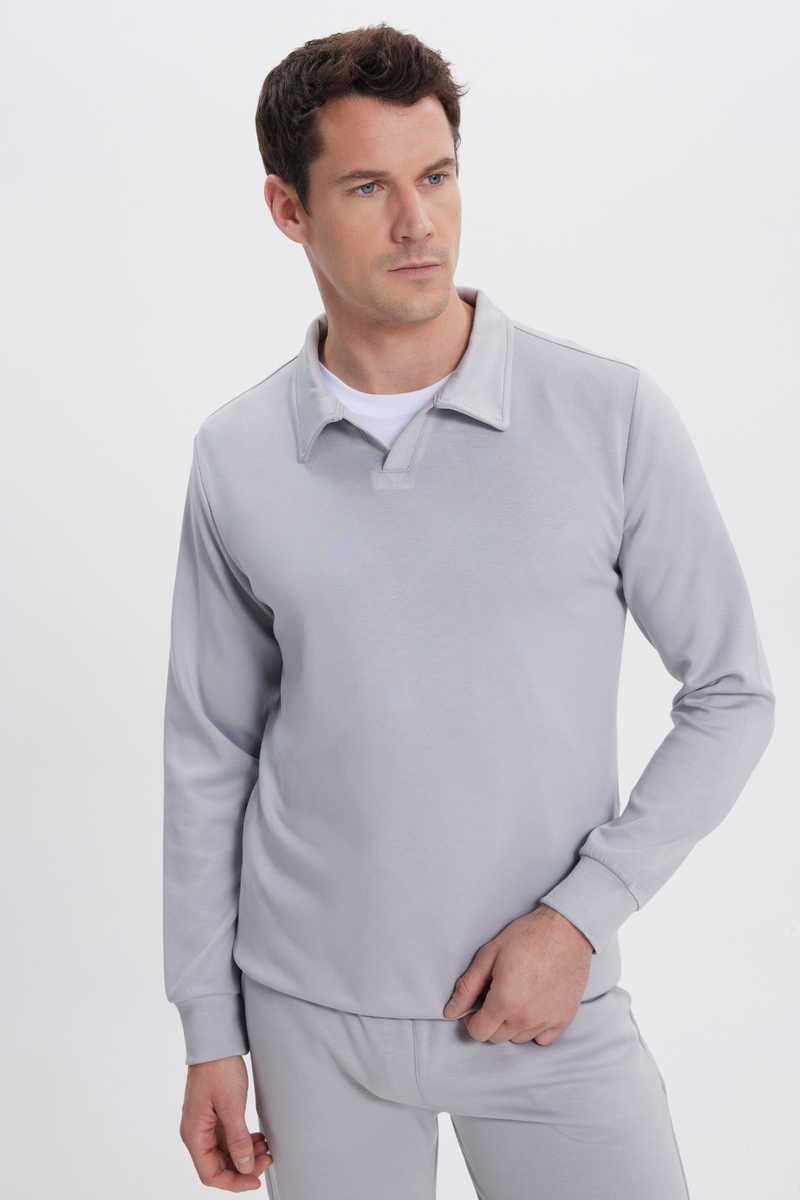 Plain Grey Sweatshirt