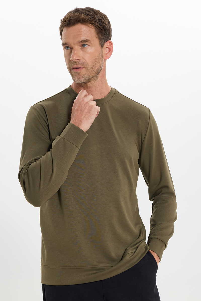 Plain Khaki Sweatshirt Plain Khaki Sweatshirt