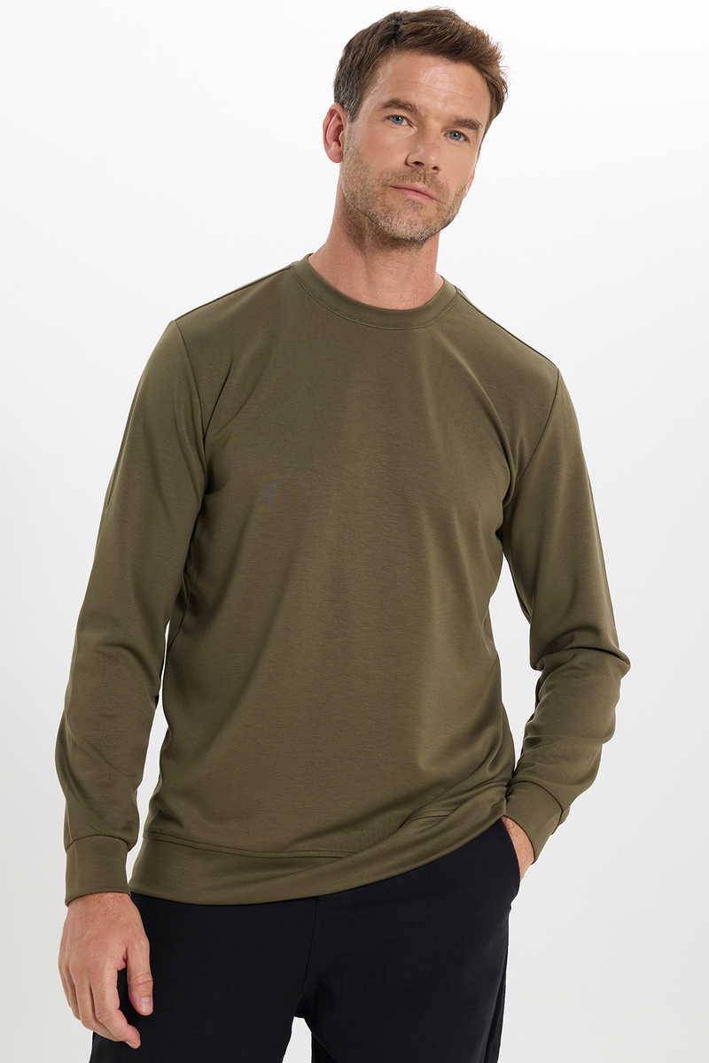 Plain Khaki Sweatshirt Plain Khaki Sweatshirt