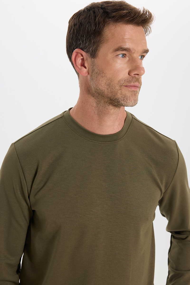 Plain Khaki Sweatshirt Plain Khaki Sweatshirt