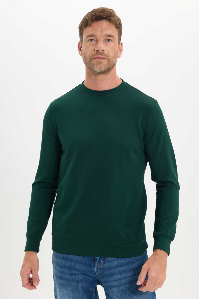 Plain Green Sweatshirt
