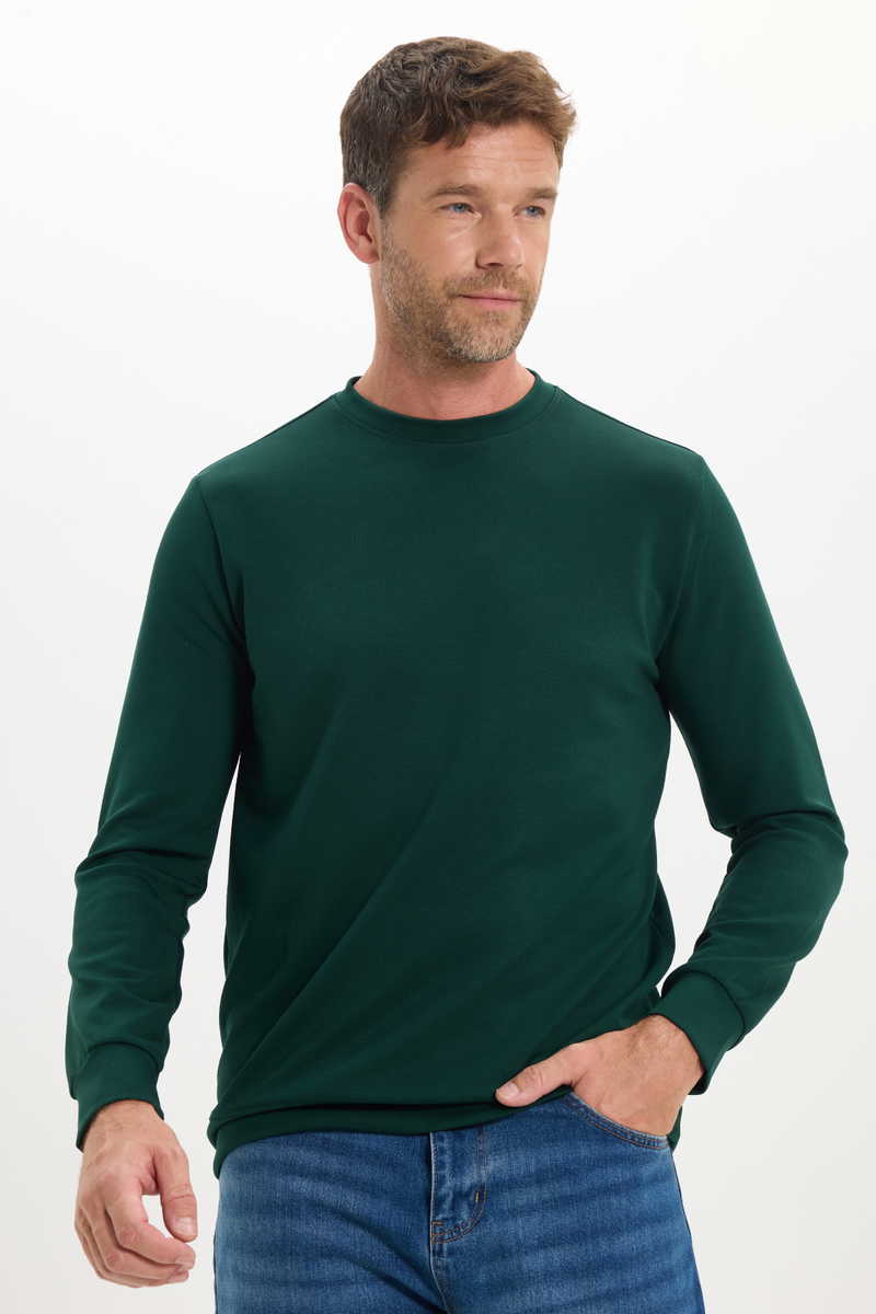 Plain Green Sweatshirt