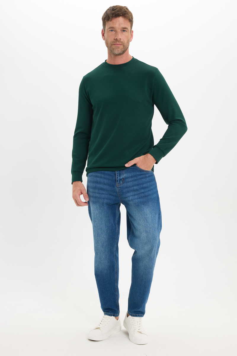 Plain Green Sweatshirt