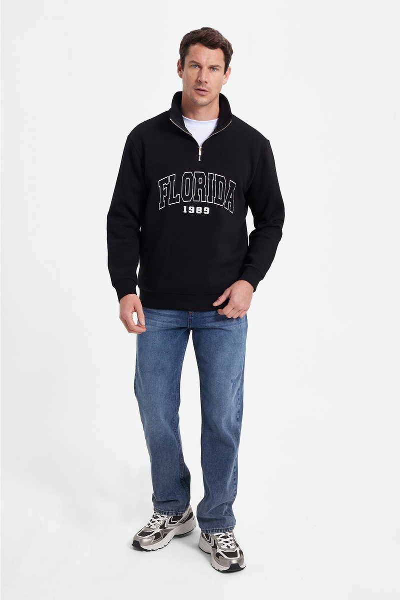 Plain Black Sweatshirt