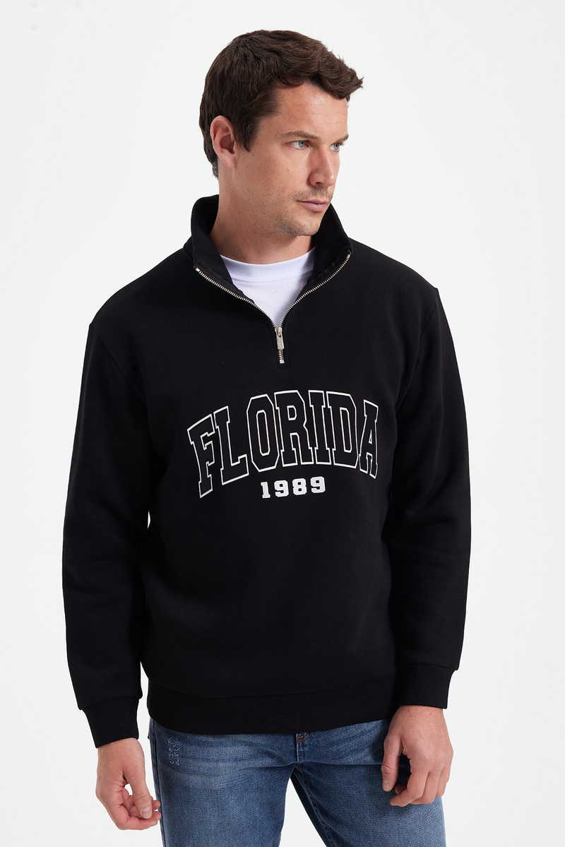 Plain Black Sweatshirt