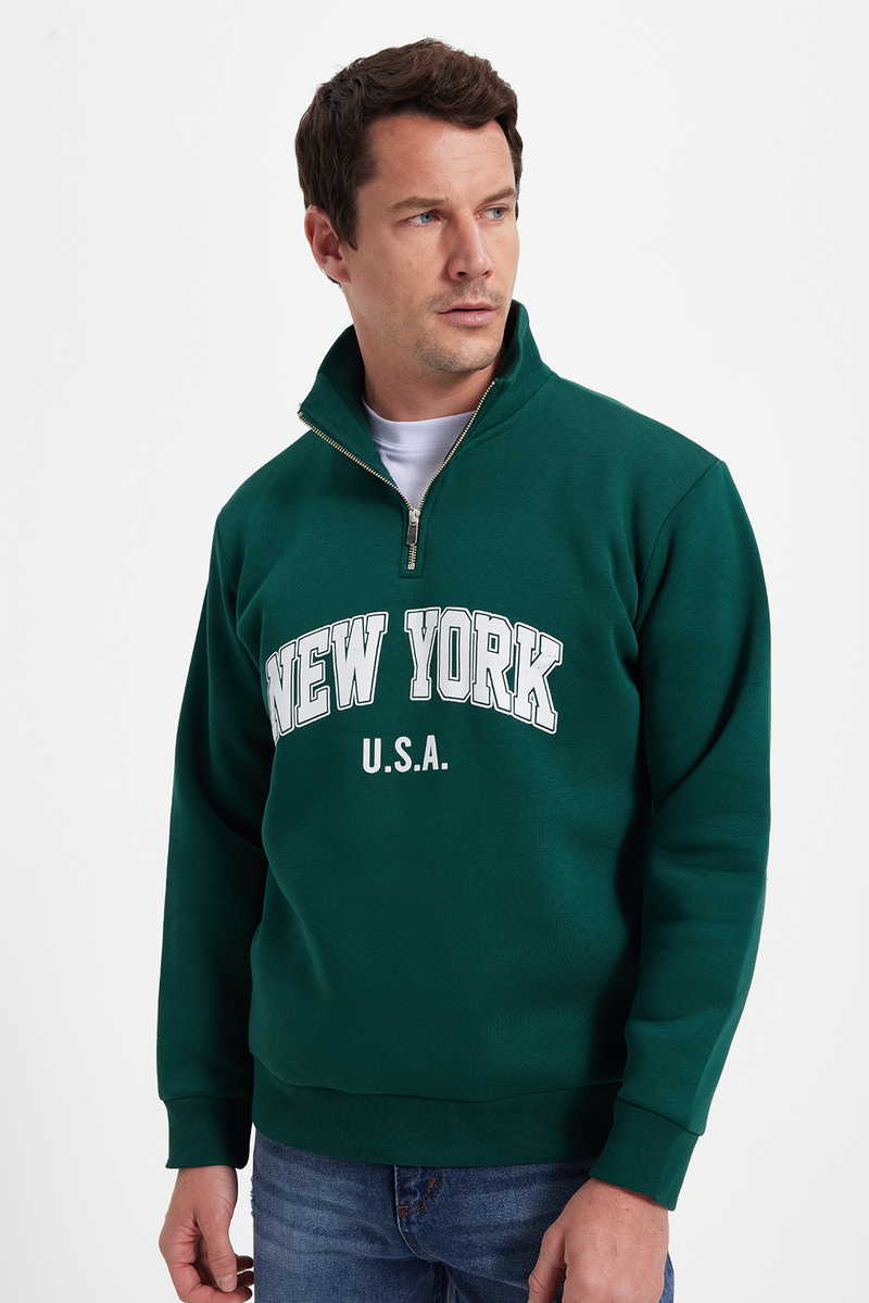 Plain Khaki Sweatshirt