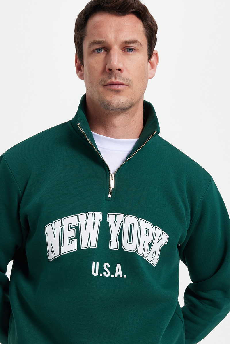 Plain Khaki Sweatshirt