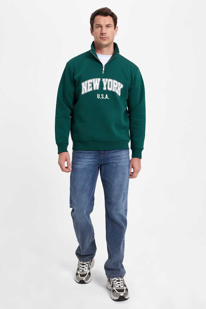 Plain Khaki Sweatshirt