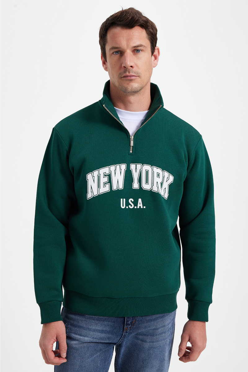 Plain Khaki Sweatshirt