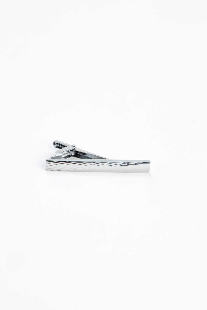 Plain Silver Tie Clip