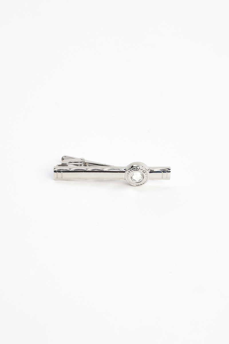 Plain Silver Tie Clip