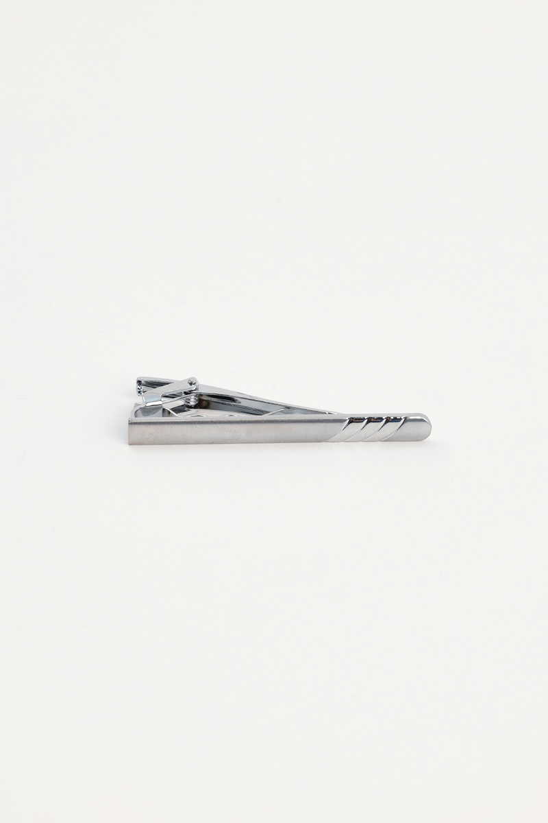 Plain Silver Tie Clip