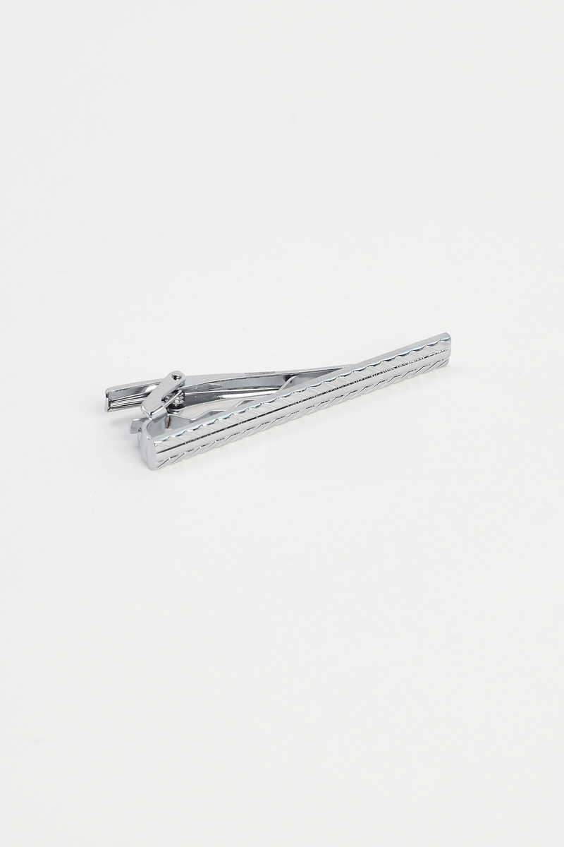 Plain Silver Tie Clip