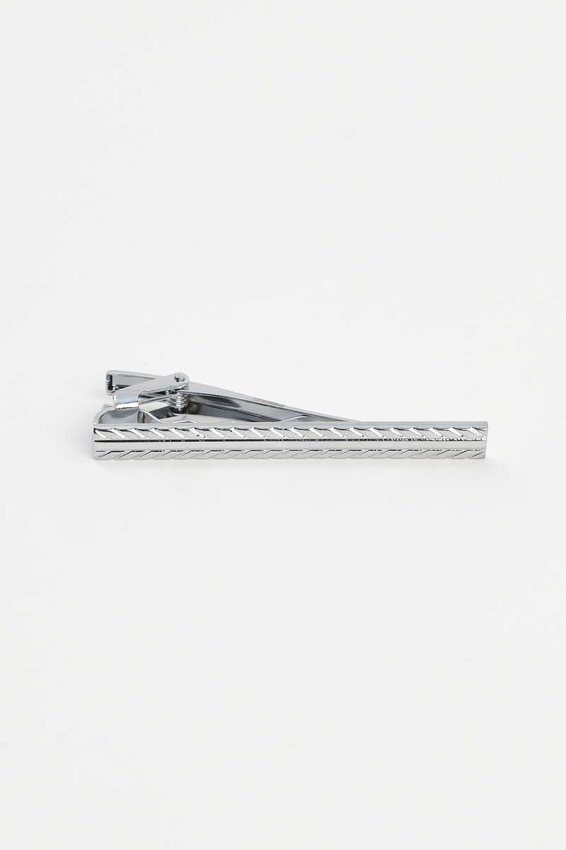 Plain Silver Tie Clip