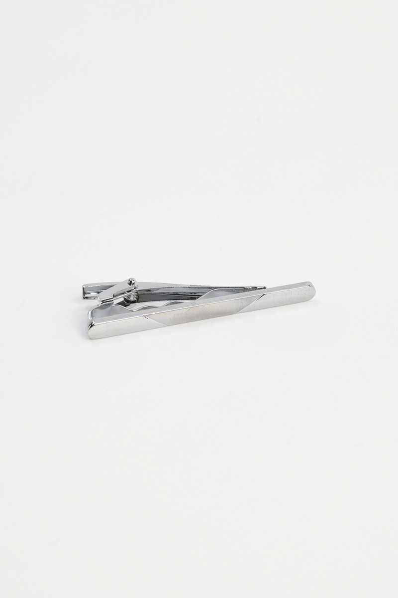 Plain Silver Tie Clip