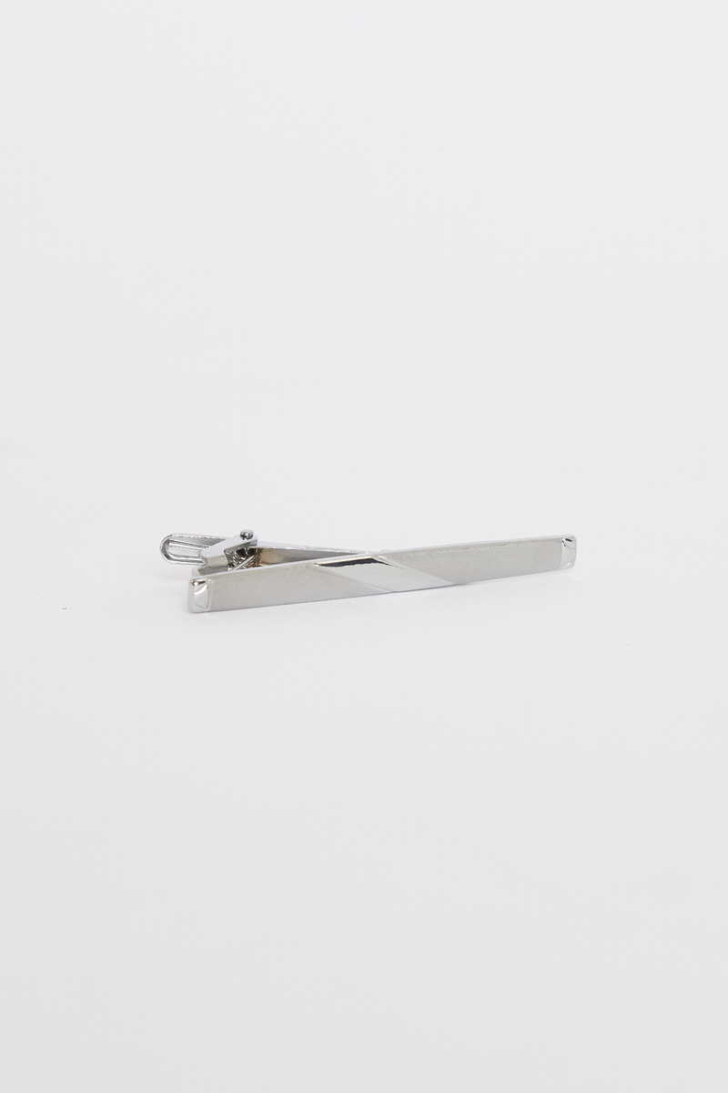 Plain Silver Tie Clip