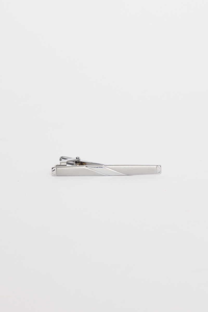 Plain Silver Tie Clip