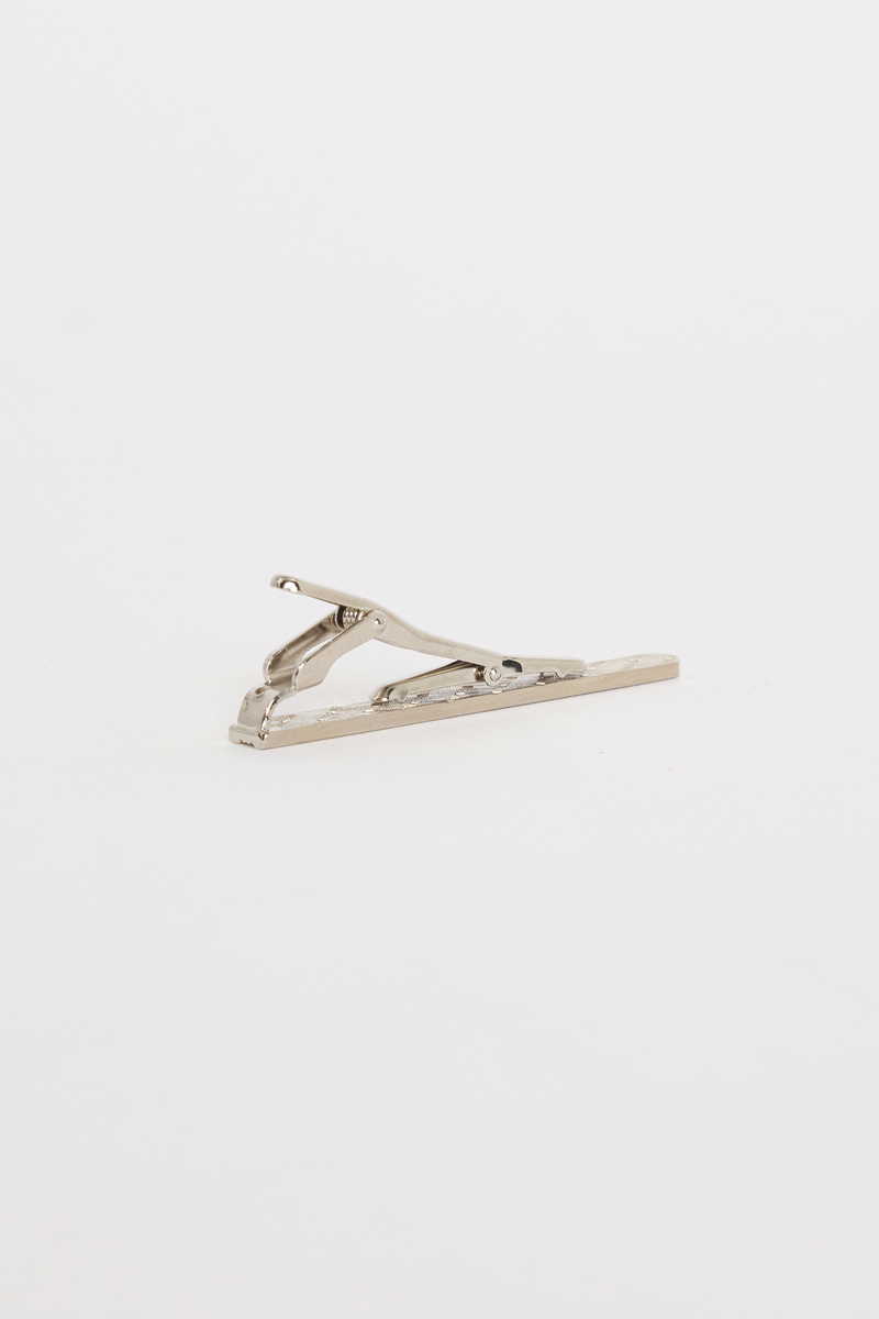 Plain Silver Tie Clip