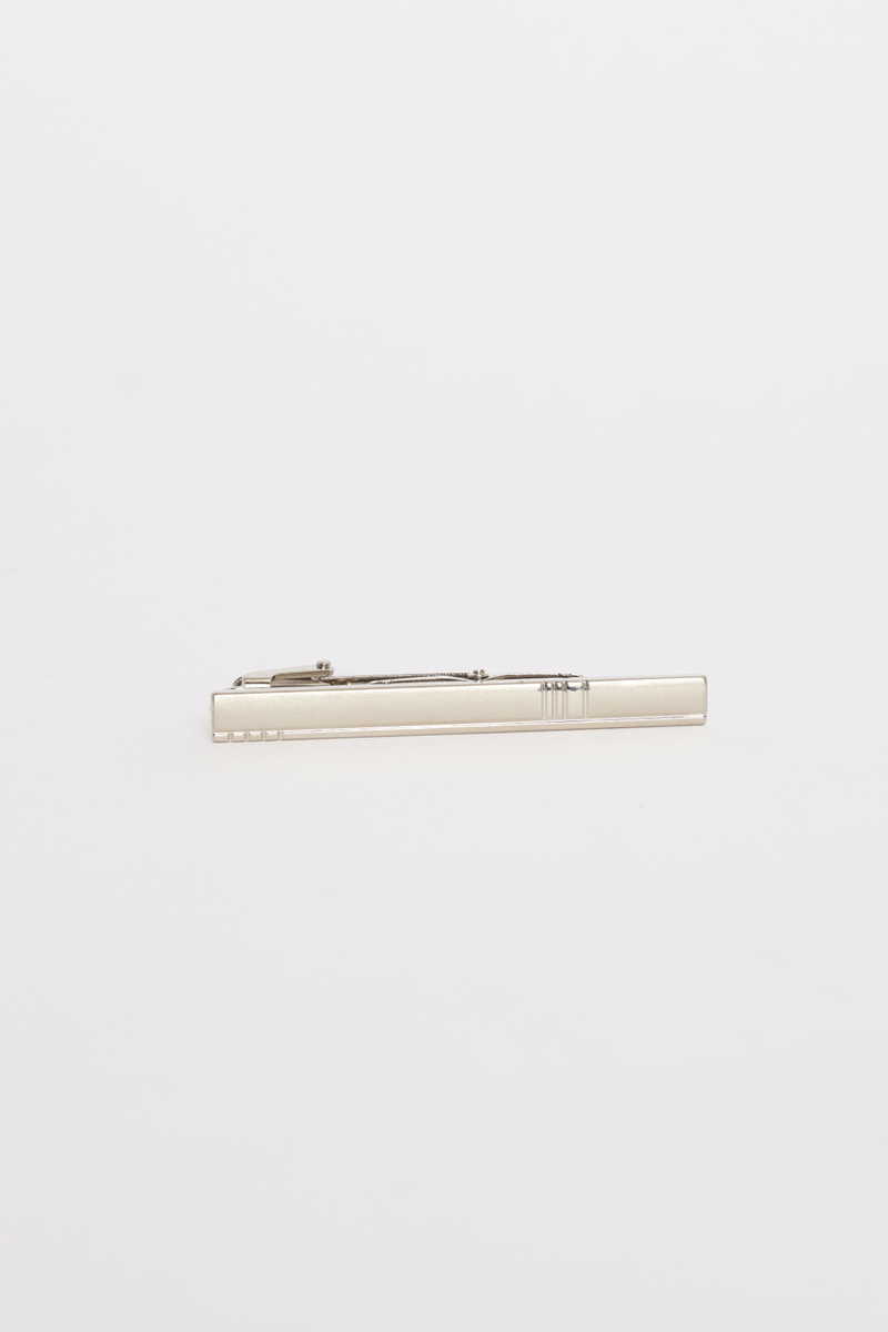 Jednobojni Srebrna Šnala za kravatu