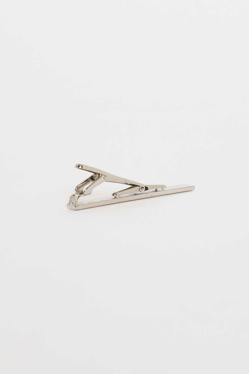 Jednobojni Srebrna Šnala za kravatu