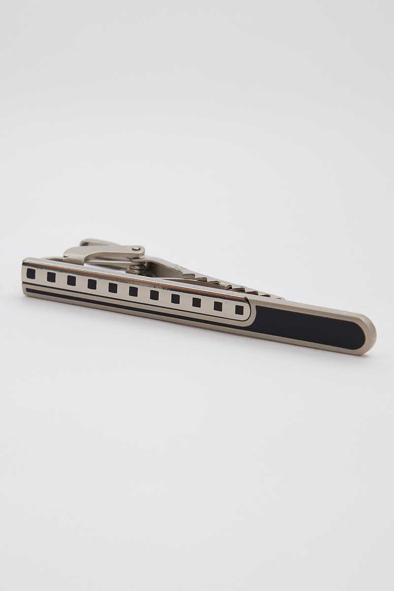 Egyszínű Ezüst Nyakkendőtű