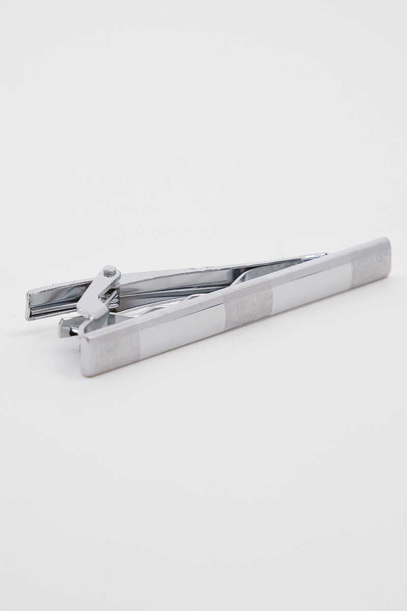 Egyszínű Ezüst Nyakkendőtű