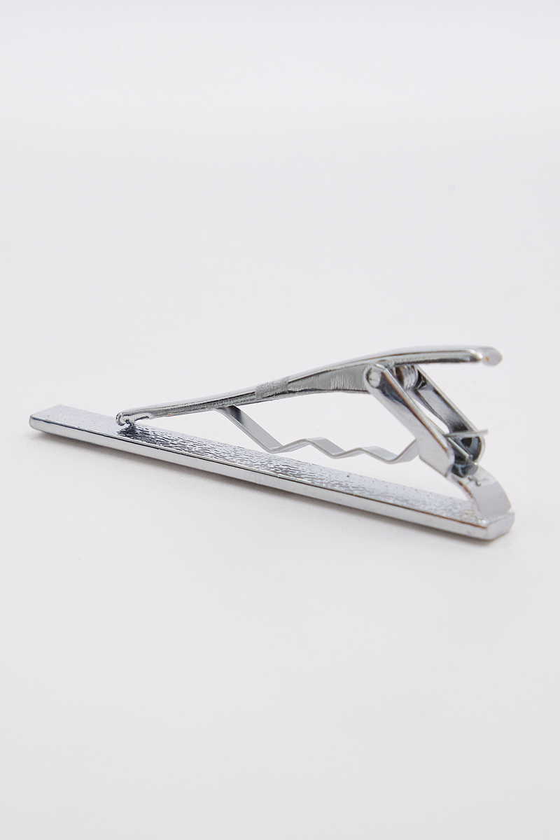 Egyszínű Ezüst Nyakkendőtű