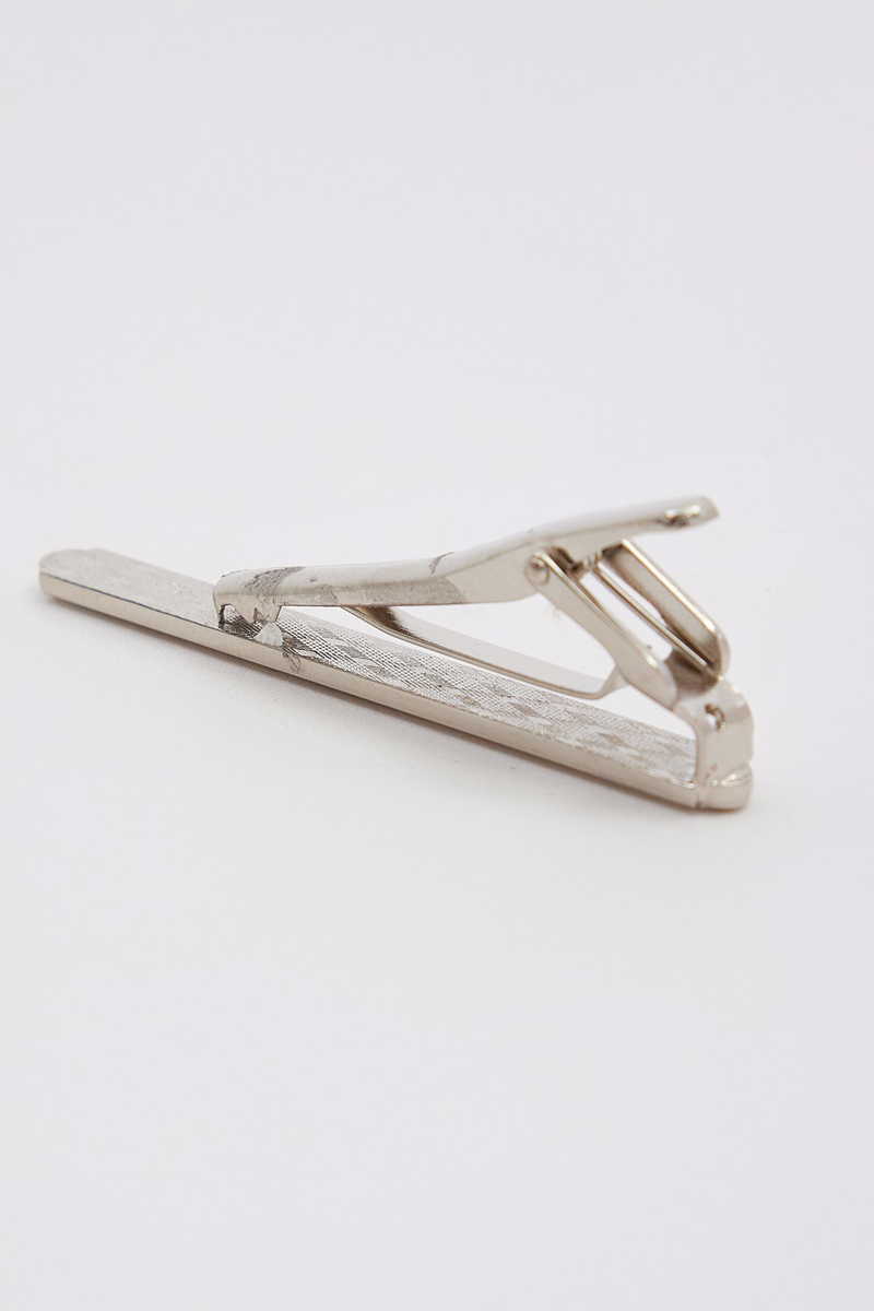 Plain Black Tie Clip
