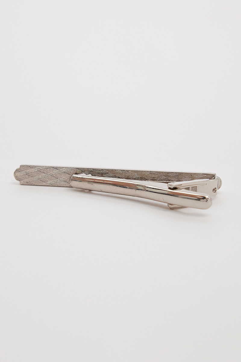 Plain Black Tie Clip