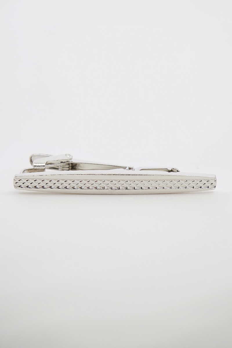 Egyszínű Ezüst Nyakkendőtű