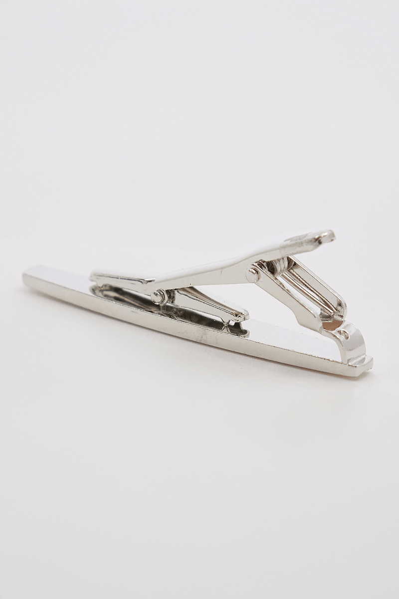 Egyszínű Ezüst Nyakkendőtű