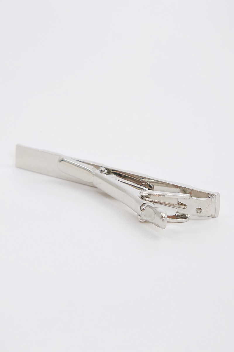 Egyszínű Ezüst Nyakkendőtű