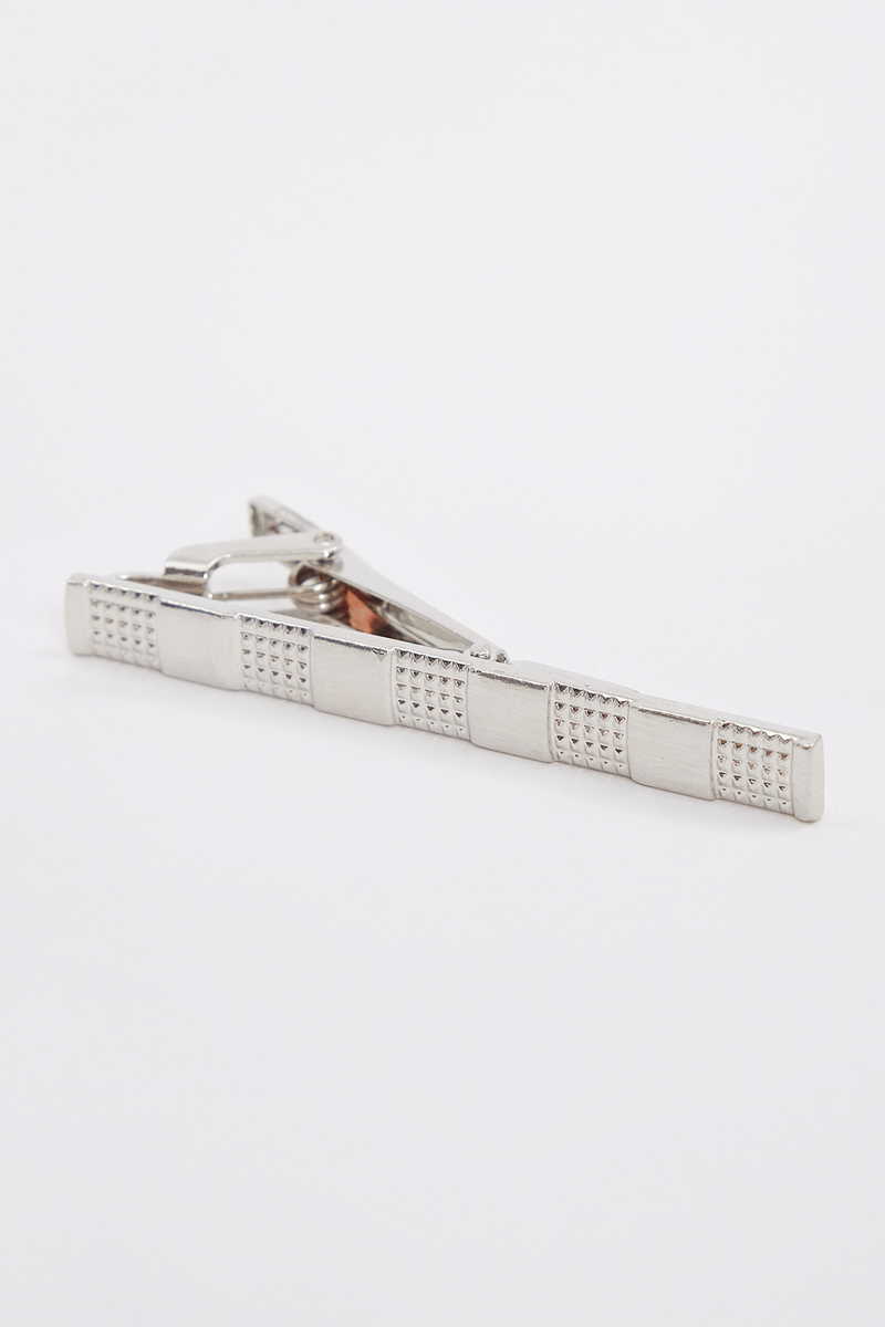 Egyszínű Ezüst Nyakkendőtű