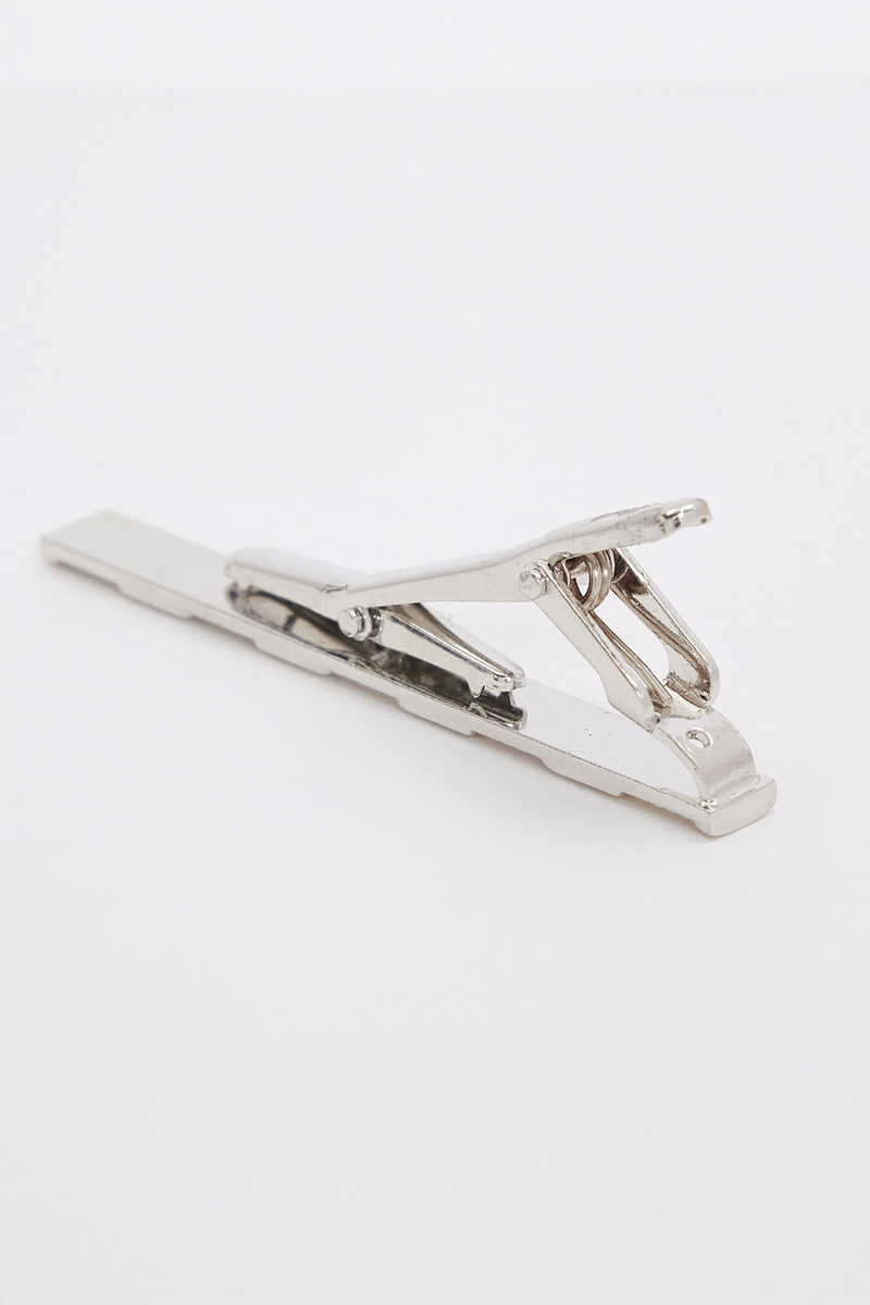 Egyszínű Ezüst Nyakkendőtű