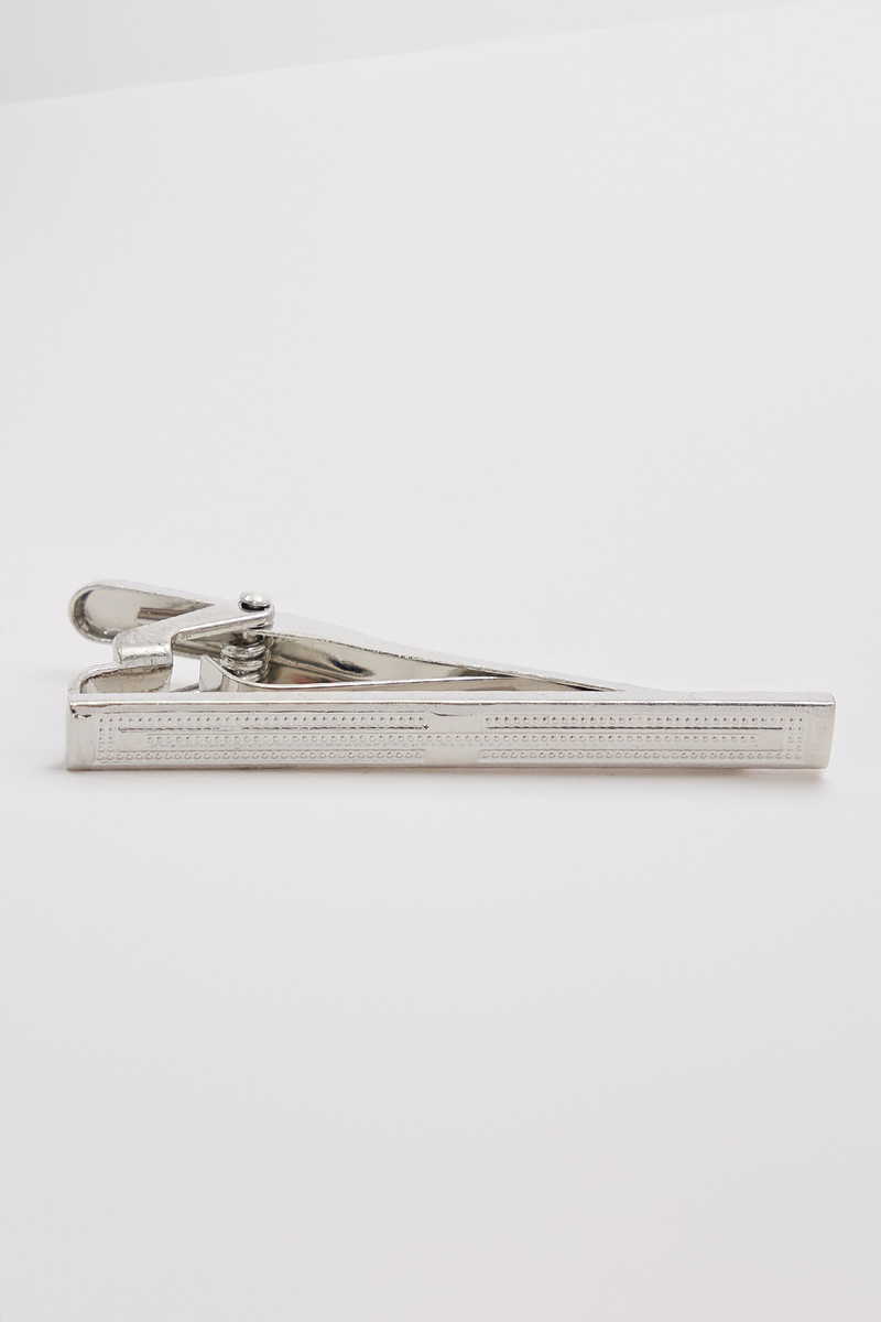 Egyszínű Ezüst Nyakkendőtű