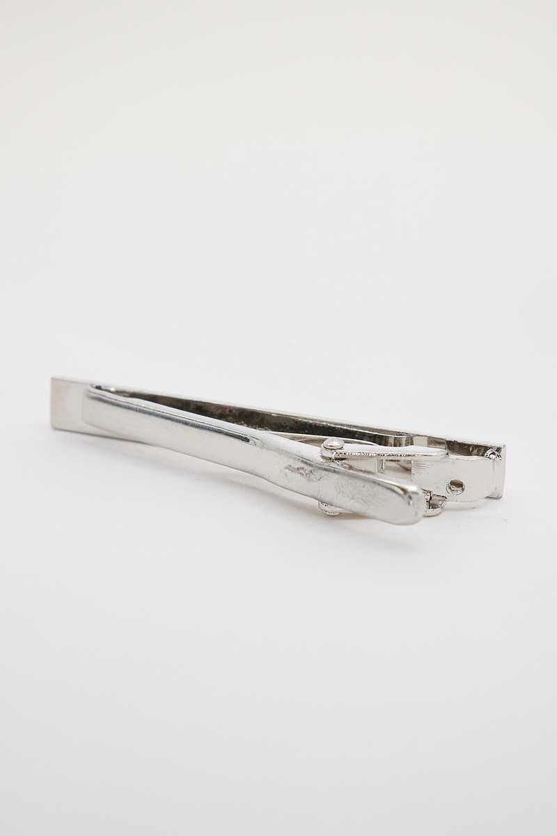 Egyszínű Ezüst Nyakkendőtű