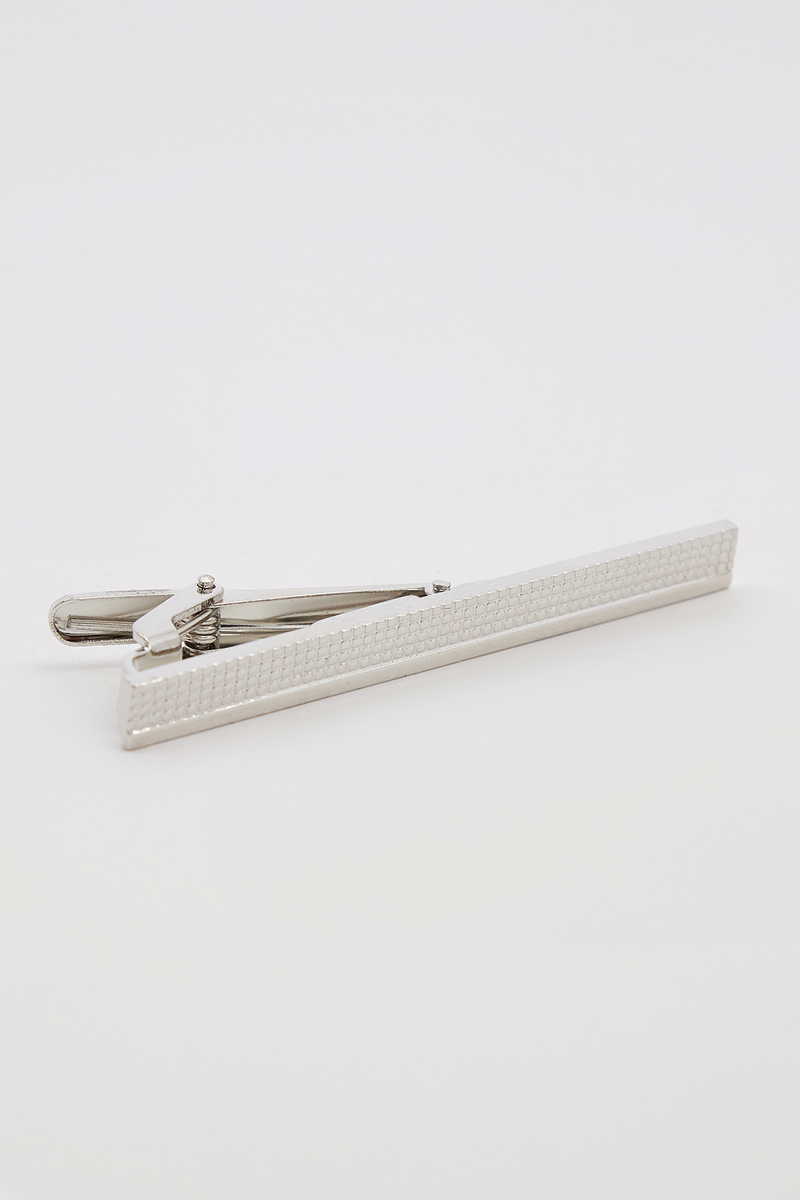 Plain Silver Tie Clip