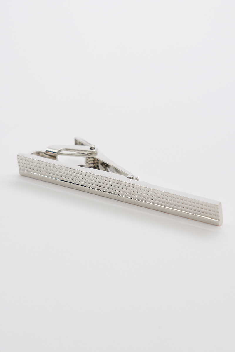 Plain Silver Tie Clip