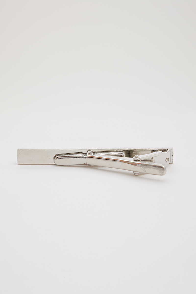 Plain Silver Tie Clip